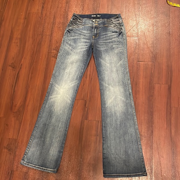 𝅺VIRGIN only Jeans Size Large - Picture 1 of 8